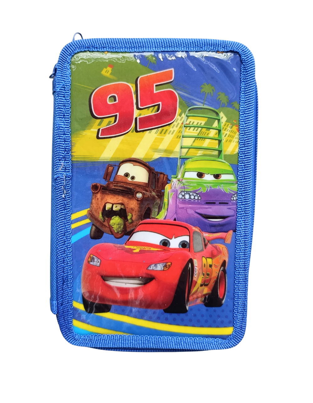 CARTUCHERAS "CARS" 2 PISOS + UTILES