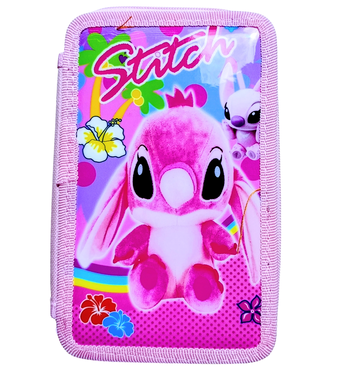 CARTUCHERAS "STITCH" 2 PISOS + UTILES