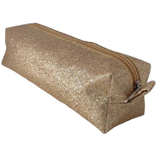 CARTUCHERA C/ BRILLO PAQUETITO MEDIANO "DORADO"