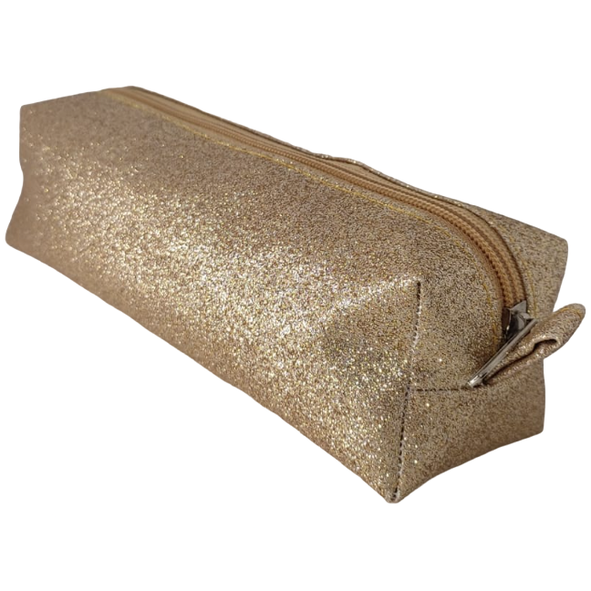 CARTUCHERA C/ BRILLO PAQUETITO MEDIANO "DORADO"