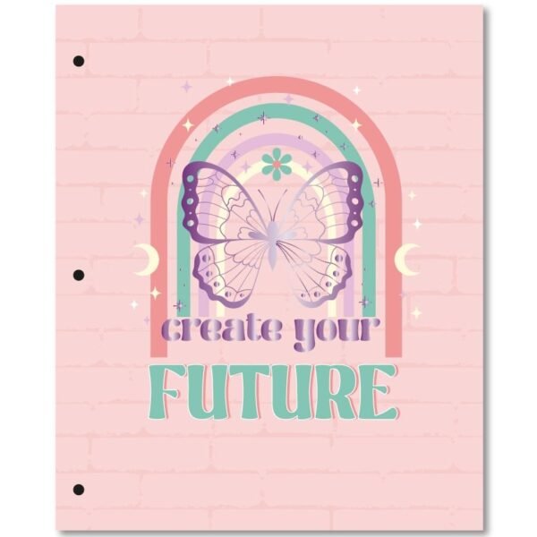 Tapa de Carpeta Escolar N3 " FUTURE " FRASES