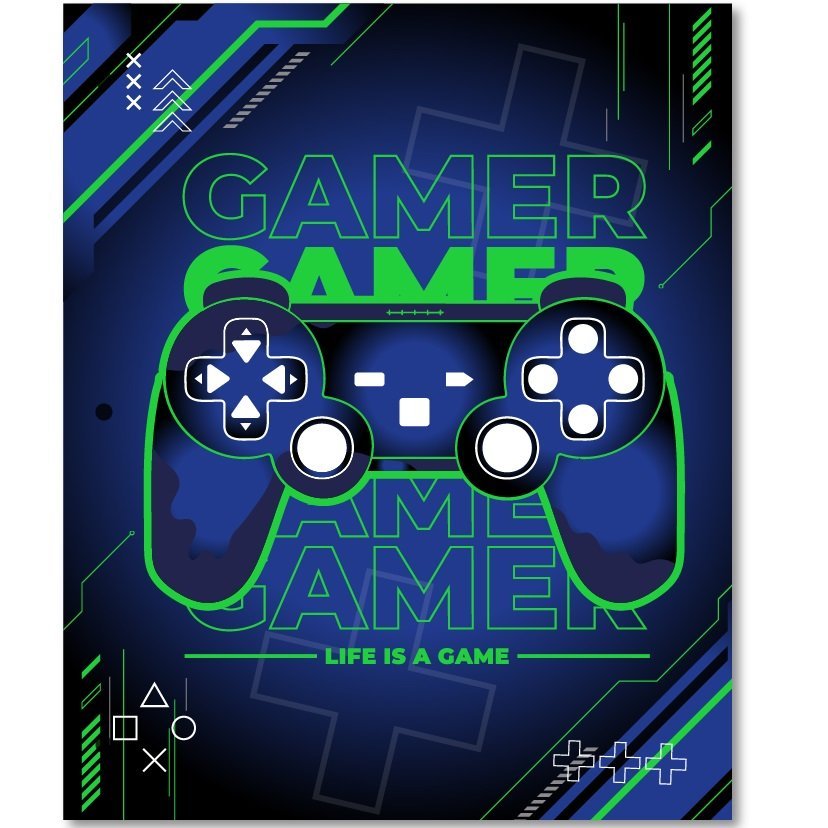Tapa de Carpeta Escolar N3 " GAMER " STREET