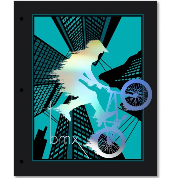 Tapa de Carpeta Escolar N3 " BMX " STREET