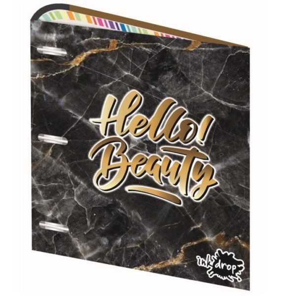 Carpetas 3 anillos " MARMOL NEGRO " INKDROP