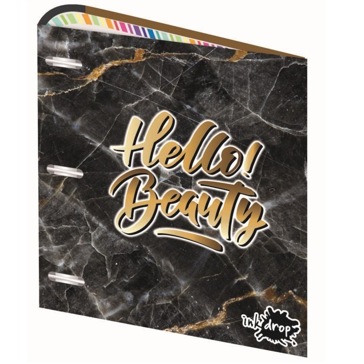 Carpetas 3 anillos " MARMOL NEGRO " INKDROP