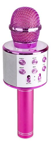 Micrófono Bluetooth Karaoke " ROSA " C/ Parlante Incluido + Función Remix WS - 858 - Imagen 6
