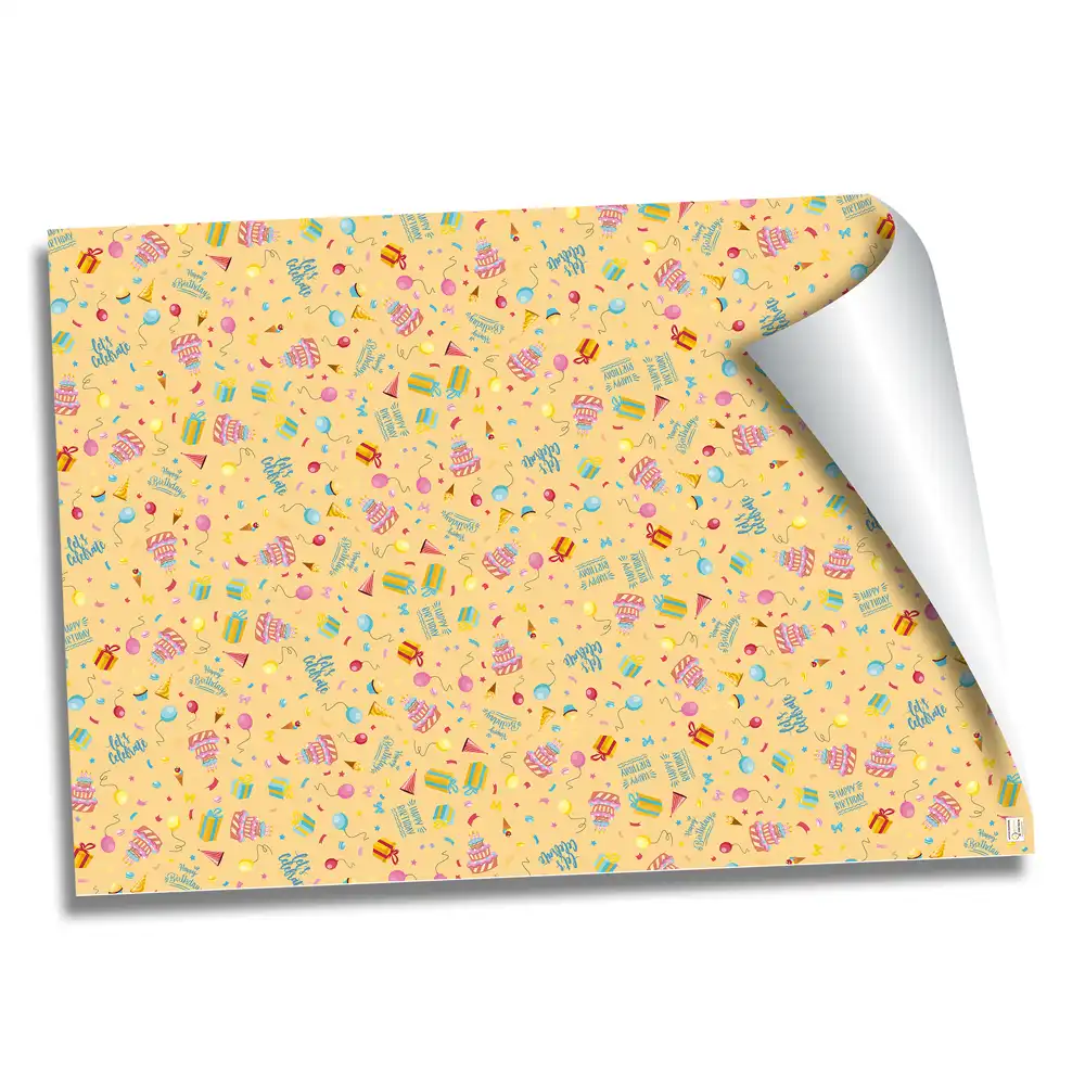 Papel de Regalo * CUMPLEAÑOS * (Grande)