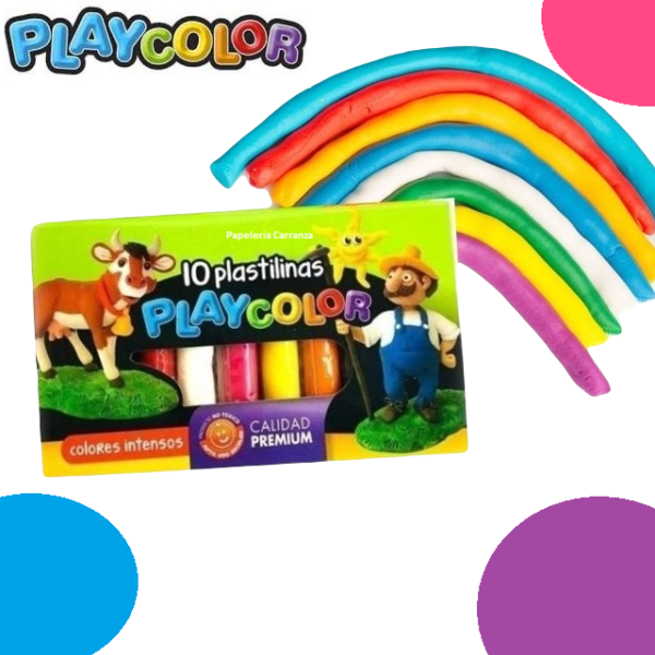 Plastilina Playcolor x 10