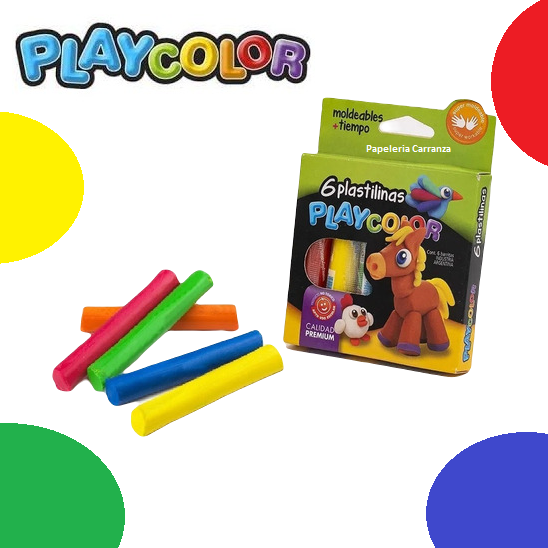 Plastilina Playcolor x 6