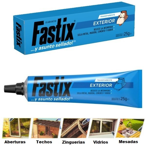 Fastix Transparente *EXTERIOR* (Fijador y Sellador) 25g