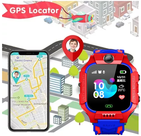 Reloj Inteligente Para Niños Impermeable - Cámara ,Botón SOS ,GPS