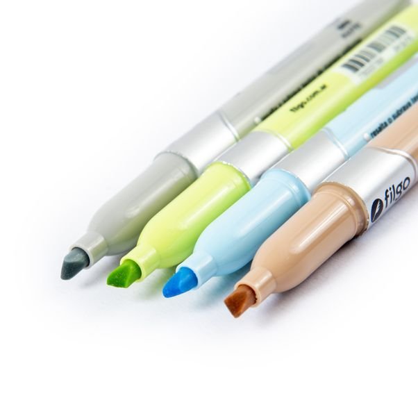 Resaltadores Filgo Pastel "RETRO" x 4 (NUEVOS COLORES)