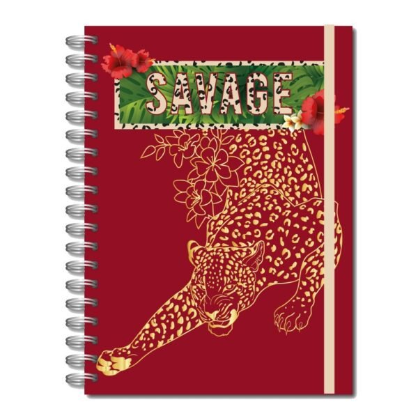 CUADERNOS C/ ESPIRAL 14 X 20 ” SAVAGE ” A5 RY DESIGN (TOUCH)