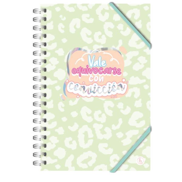 CUADERNOS UNIVERSITARIO C/ ESPIRAL 28 X 20 ” CONVICCION ” A4 RY DESIGN CUADRICULADO