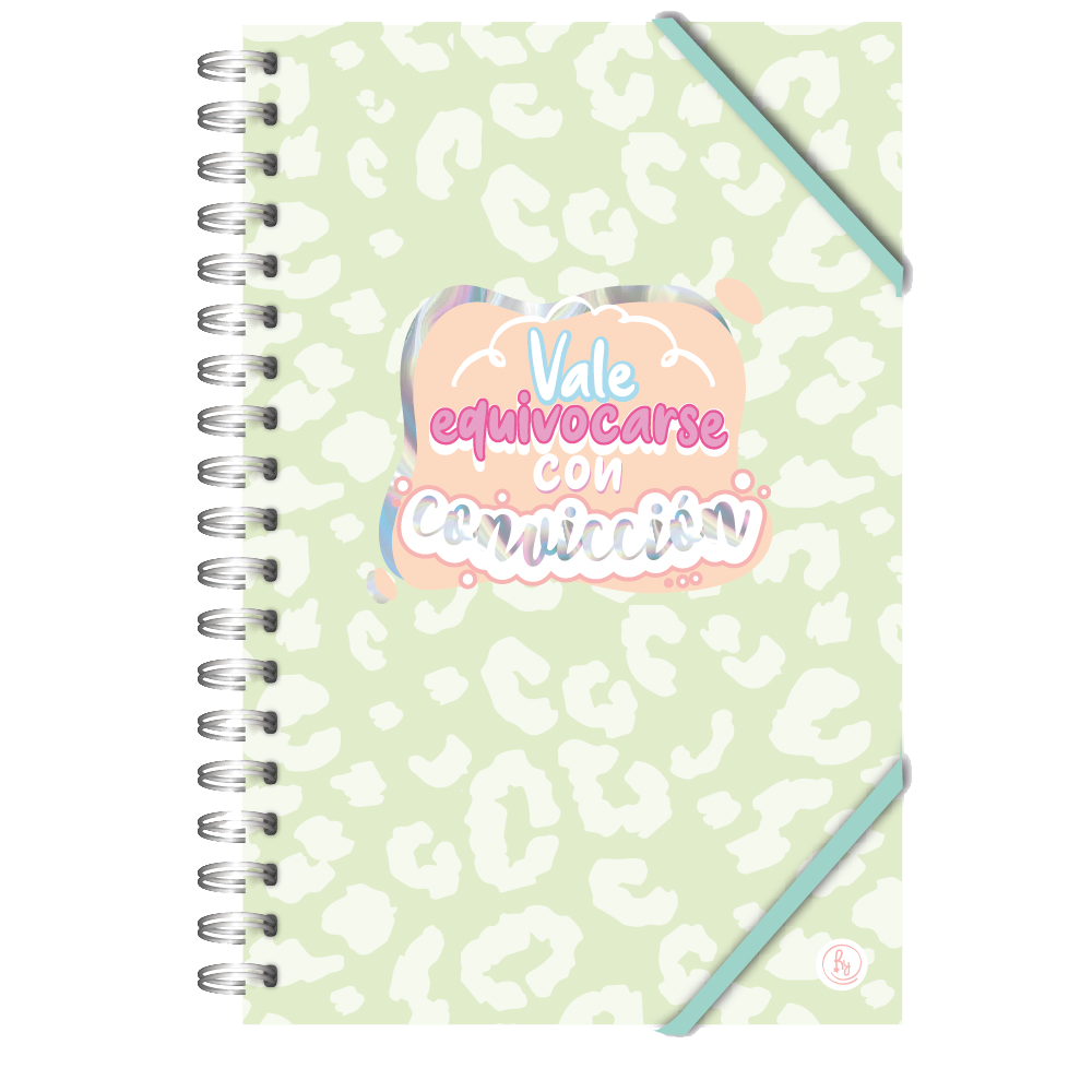 CUADERNOS UNIVERSITARIO C/ ESPIRAL 28 X 20 ” CONVICCION ” A4 RY DESIGN CUADRICULADO