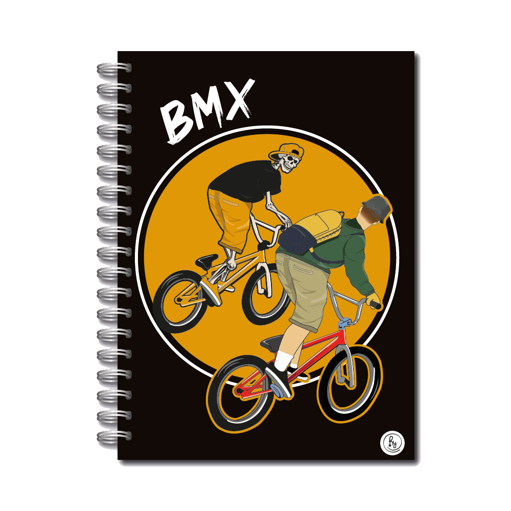 CUADERNOS UNIVERSITARIO C/ ESPIRAL 28 X 20 RAYADO ” BMX ” A4 RY DESIGN