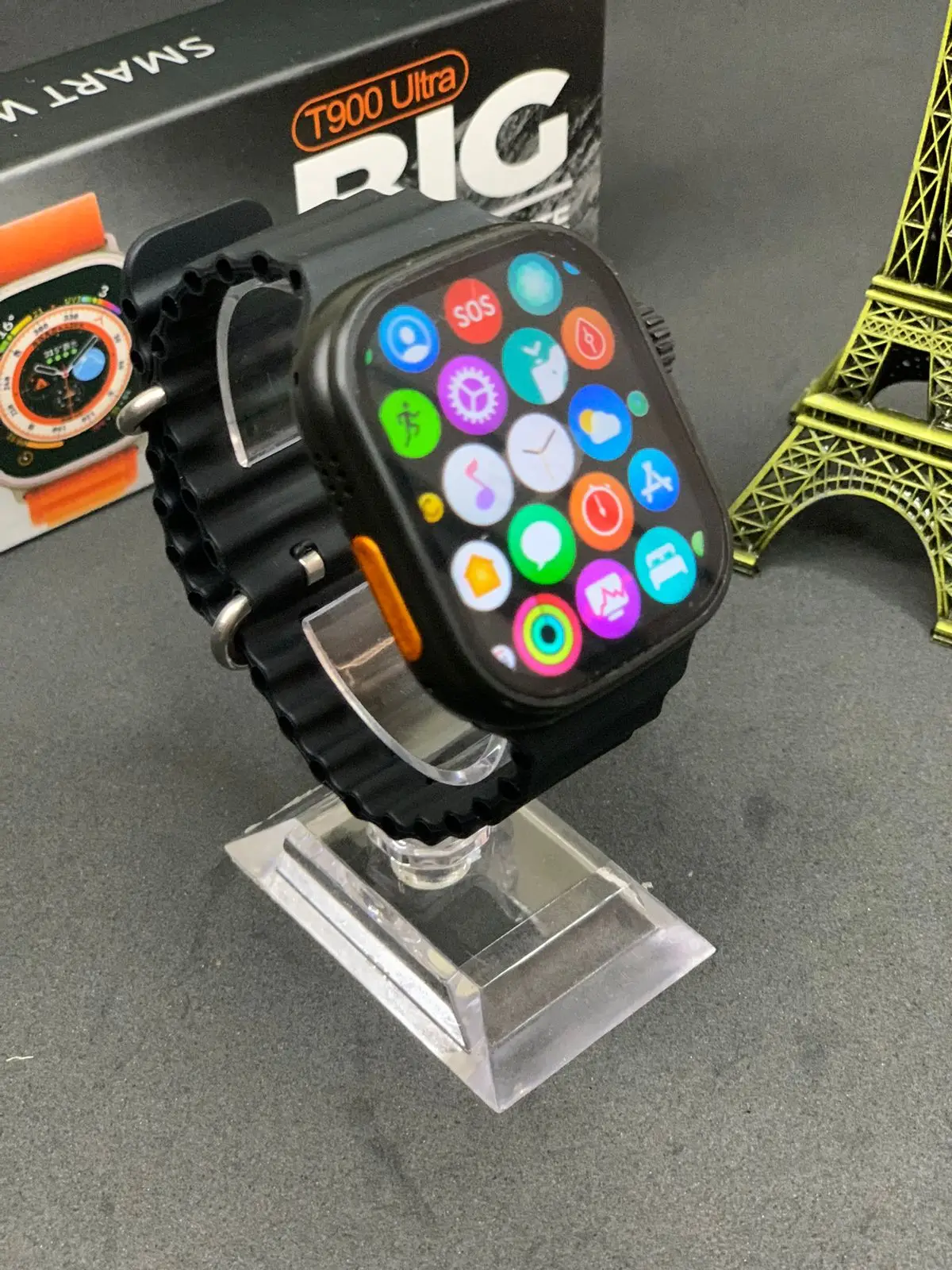 Reloj "Z59 ULTRA NEGRO" Smart Watch BIG (Carga Inalambrica)