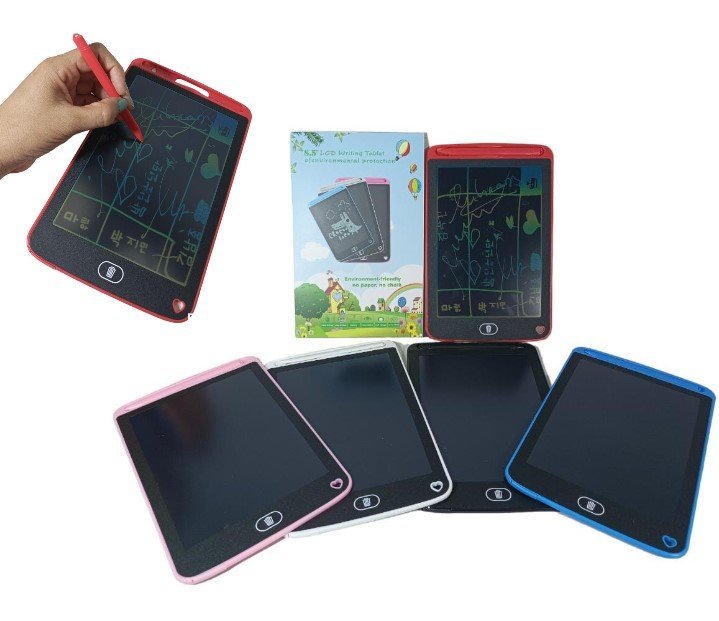 Pizarras Didácticas * MULTICOLOR * TABLET LCD 8.5" c/ Lapiiz Tactil (Pantalla Escribe Multicolor)