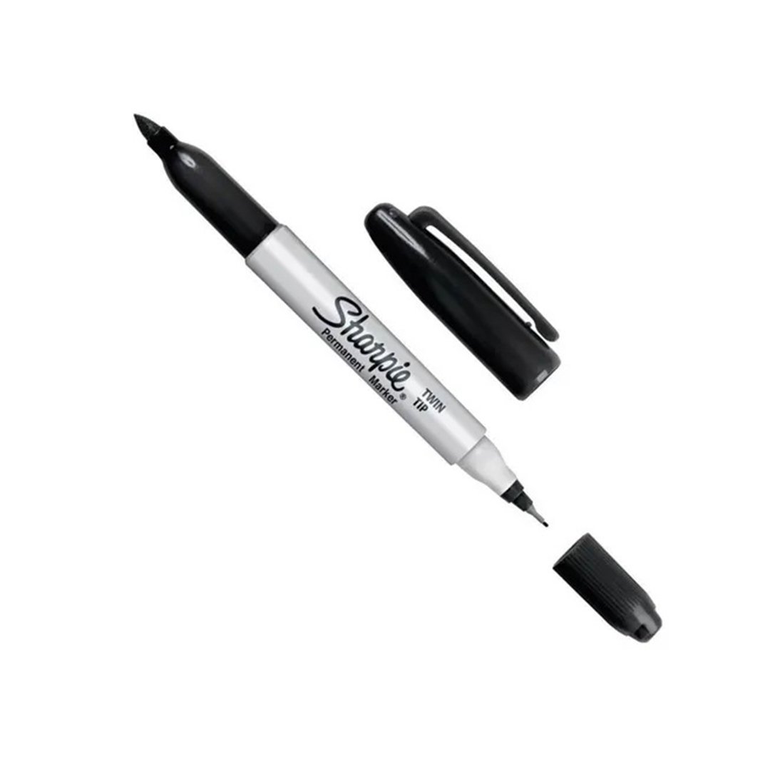MARCADORES INDELEBLE SHARPIE *DOBLE PUNTA NEGRO*  (FINA Y ULTRA FINA) 2 Puntas