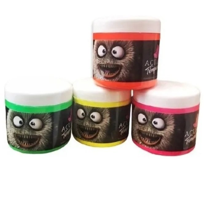 TEMPERAS EN POTE "FLUO" x 250 GR