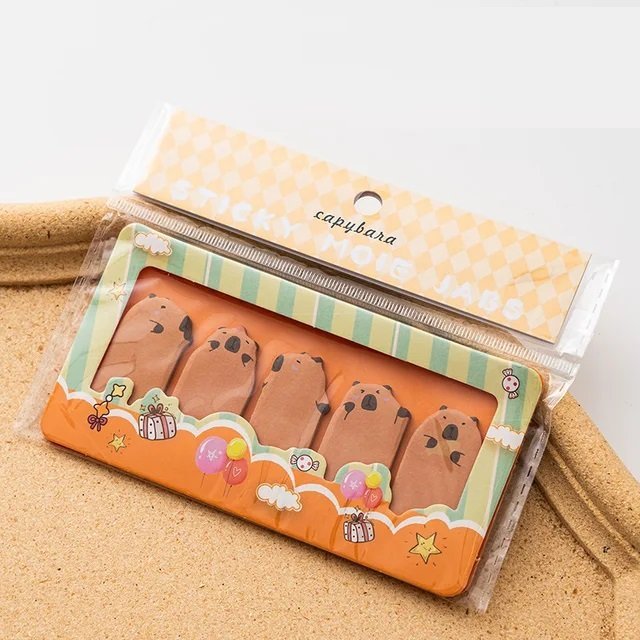 SEÑALADOR DE PAGINA ** CAPYBARA ** x 5