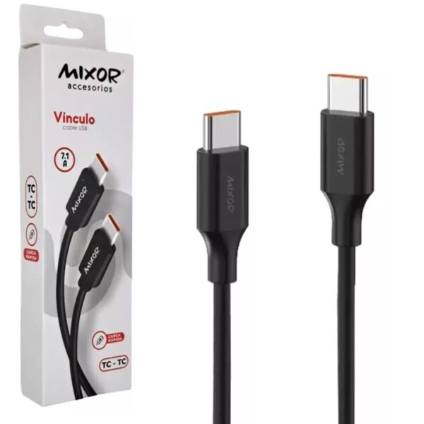 Cable MIXOR Tipo " C " a Tipo " C " 7.1A Carga Rapida