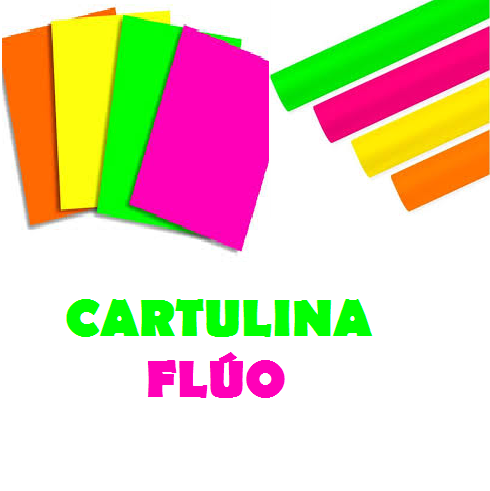 CARTULINA FLÚO (NEÓN) x unidad