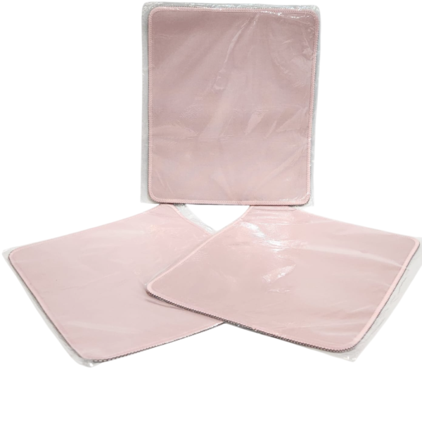 PAD PARA MOUSE ** ROSA PASTEL LISO COSTURA REFORZADA ** ANTIDESLIZANTE (Excelente Calidad)