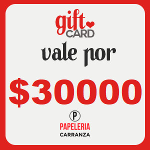 GIFT CARDS $30000 (TARJETA PARA REGALO)