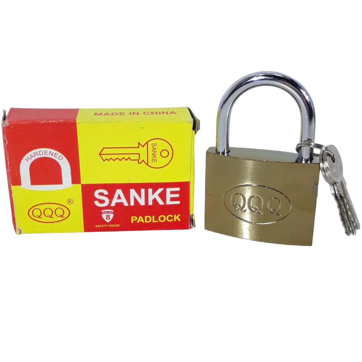 Candado "QQQ" 32 MM (3 llaves) Chico