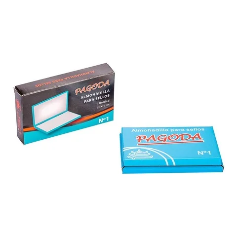 Almohadilla de METAL PAGODA para Sellos N° 1 (Chica)