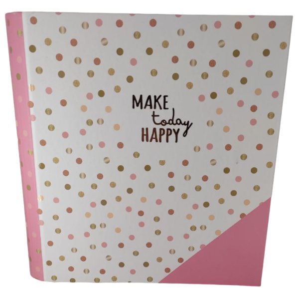 Carpetas 3 anillos " MAKE TODAY HAPPY " LOBO