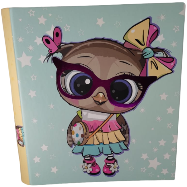 Carpetas 3 anillos " LECHUZA " LOBO