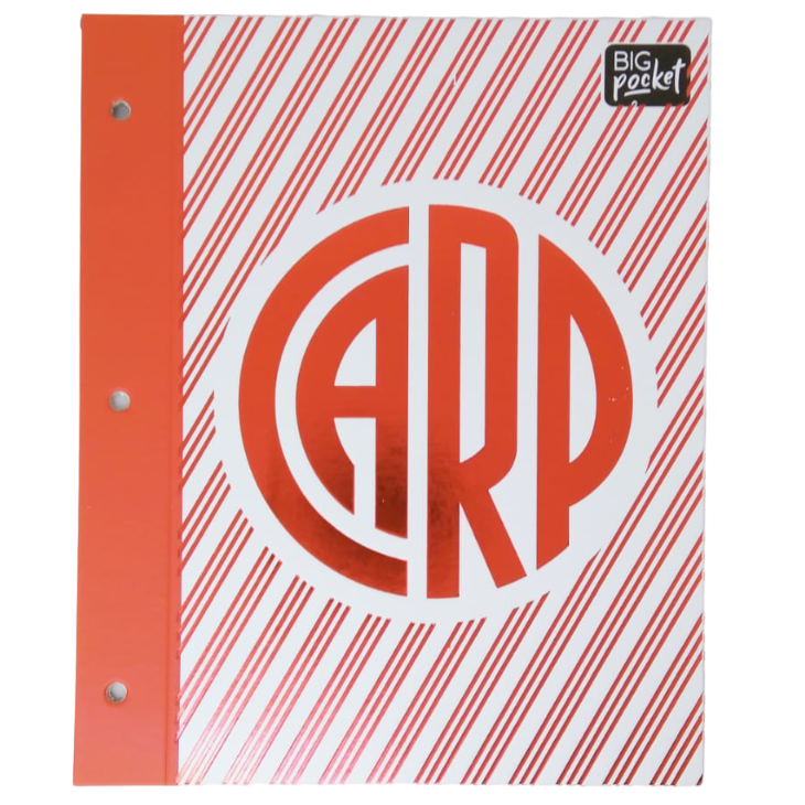 Tapa de Carpeta Escolar N3 " CARP " PPR (RIVER PLATE)