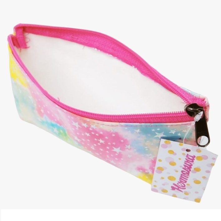 CARTUCHERAS PLANAS " Multicolor Pastel " Hermosura TAMAÑO MEDIANO Cod 1876