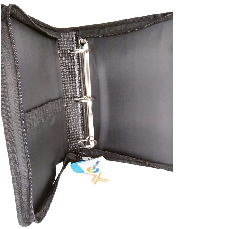 Carpetas 3 anillos C/ Cierre " Verde Agua C/ Gris " College *Cod 351*