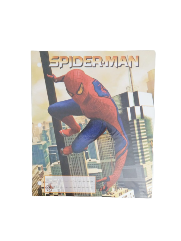 Separadores de Materias "Spider Man" Tamaño Escolar (Fantasia) Hombre Araña
