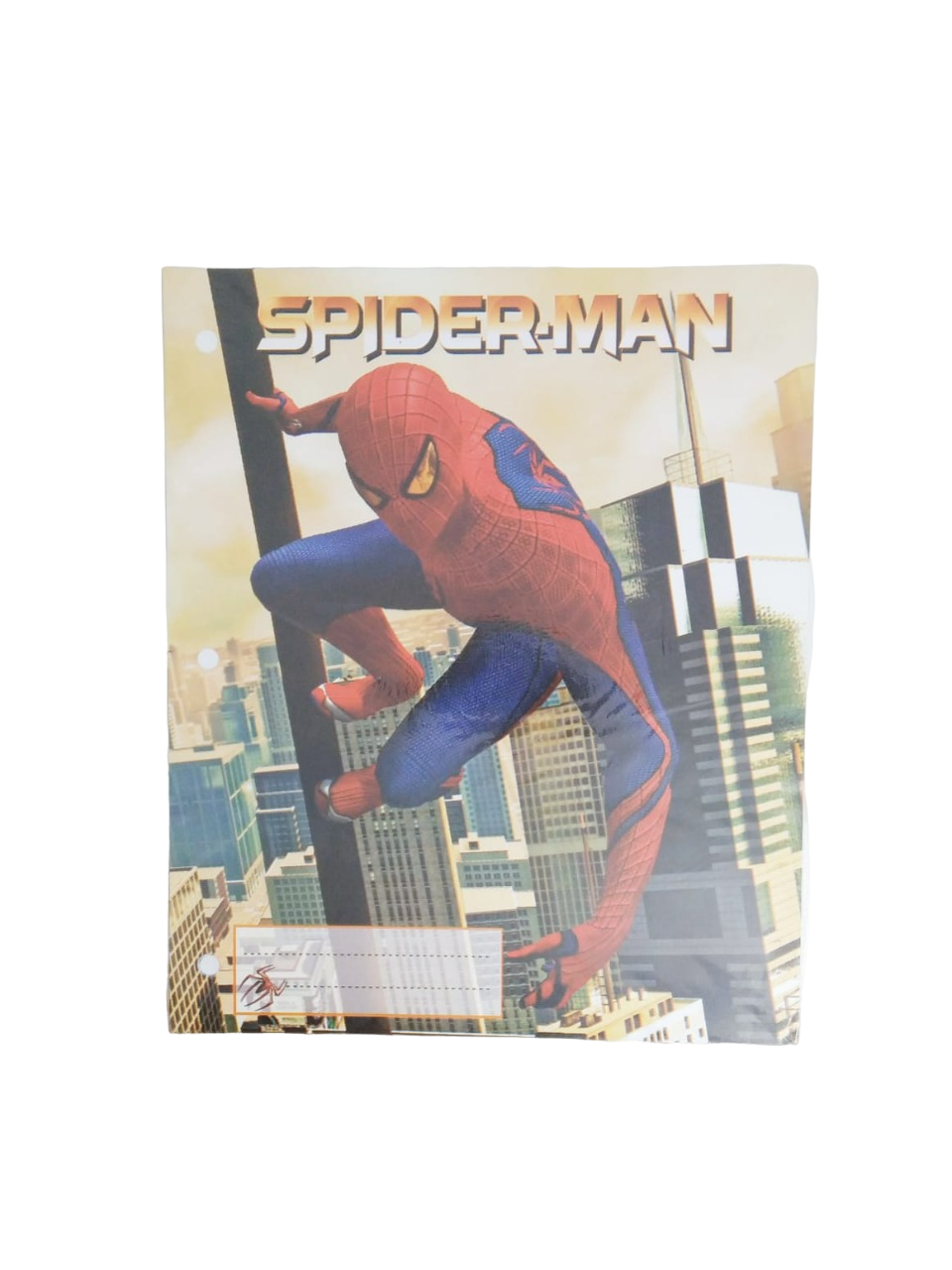 Separadores de Materias "Spider Man" Tamaño Escolar (Fantasia) Hombre Araña