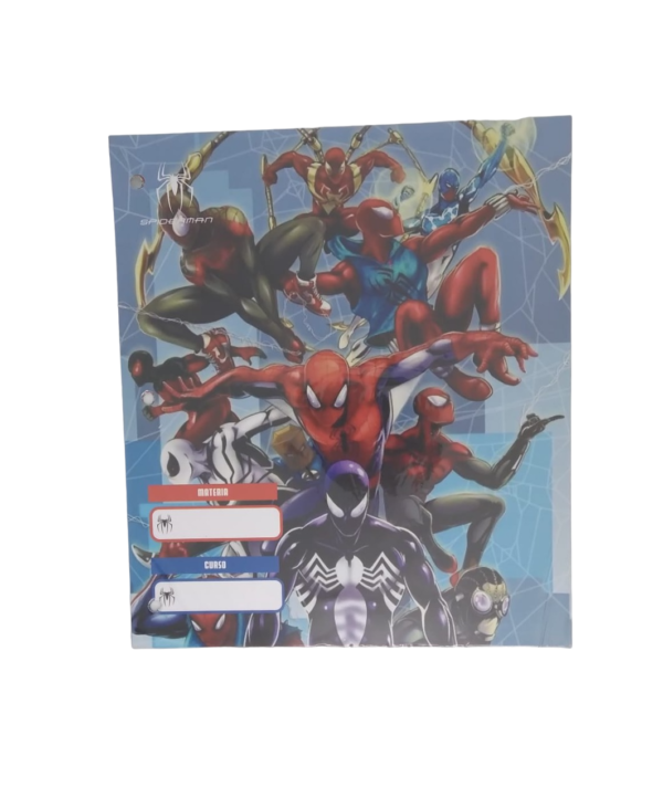 Separadores de Materias "Spider Man" Tamaño Escolar (Fantasia) Hombre Araña