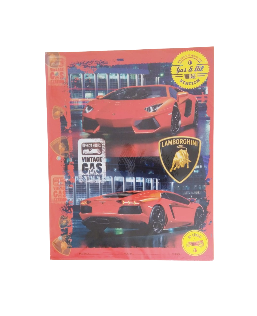 Separadores de Materias "Autos Deportivos" Tamaño Escolar (Fantasia)