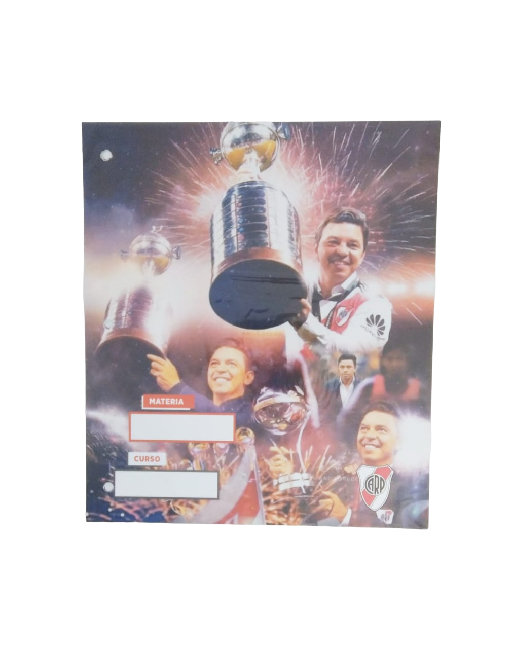Separadores de Materias "River Plate" Tamaño Escolar (Fantasia)