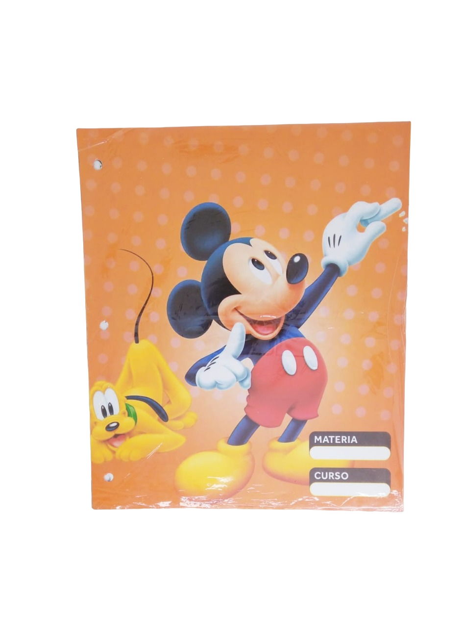 Separadores de Materias "Mickey" Tamaño Escolar (Fantasia)