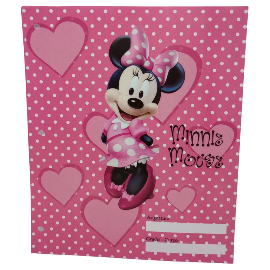 Separadores de Materias "Minnie" Tamaño Escolar (Fantasia)