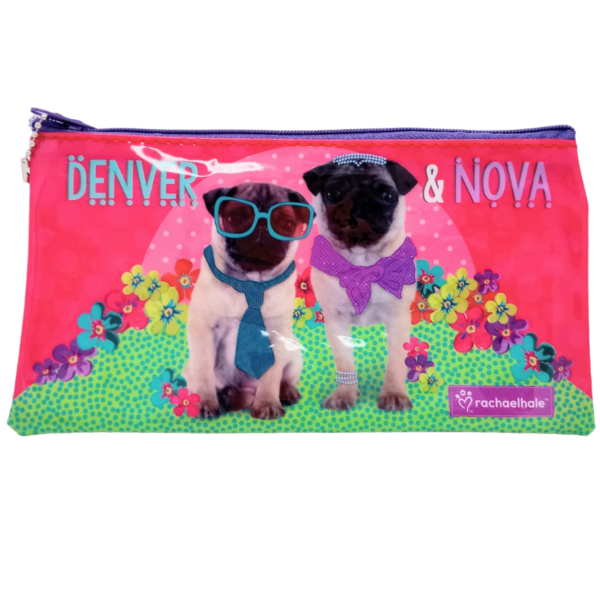 CARTUCHERAS PLANAS " Denver y Nova Rachaelhale " Perritos TAMAÑO MEDIANO