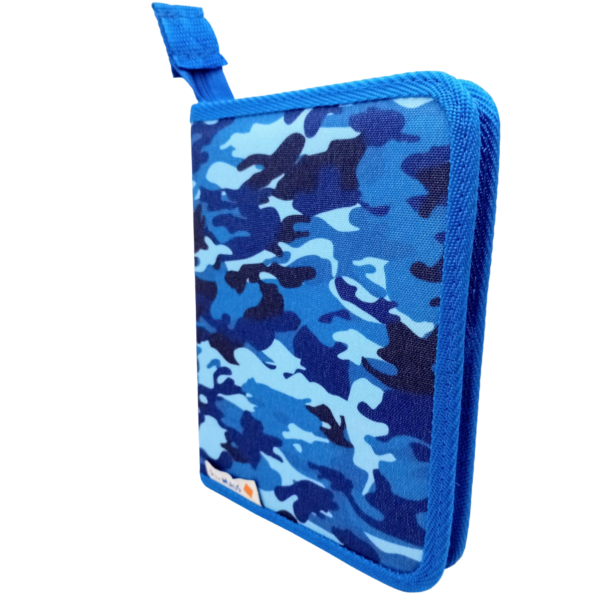 CARTUCHERAS 1 PISO ** Camuflado Azul **