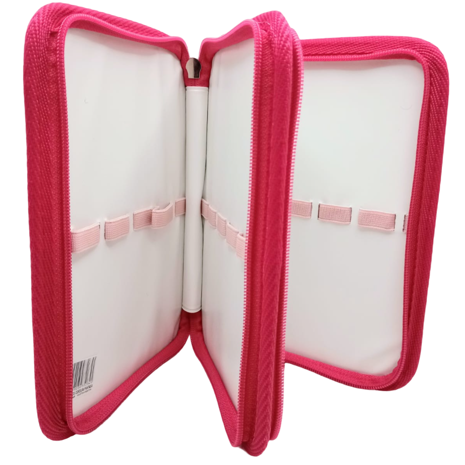 CARTUCHERAS 2 PISOS ** Arcoiris Multicolor Pastel **