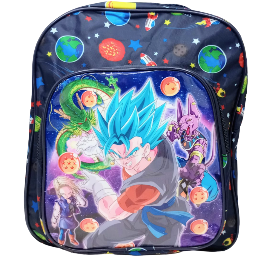 Mochilas Infantiles " DRAGON BALL " 2 CIERRES