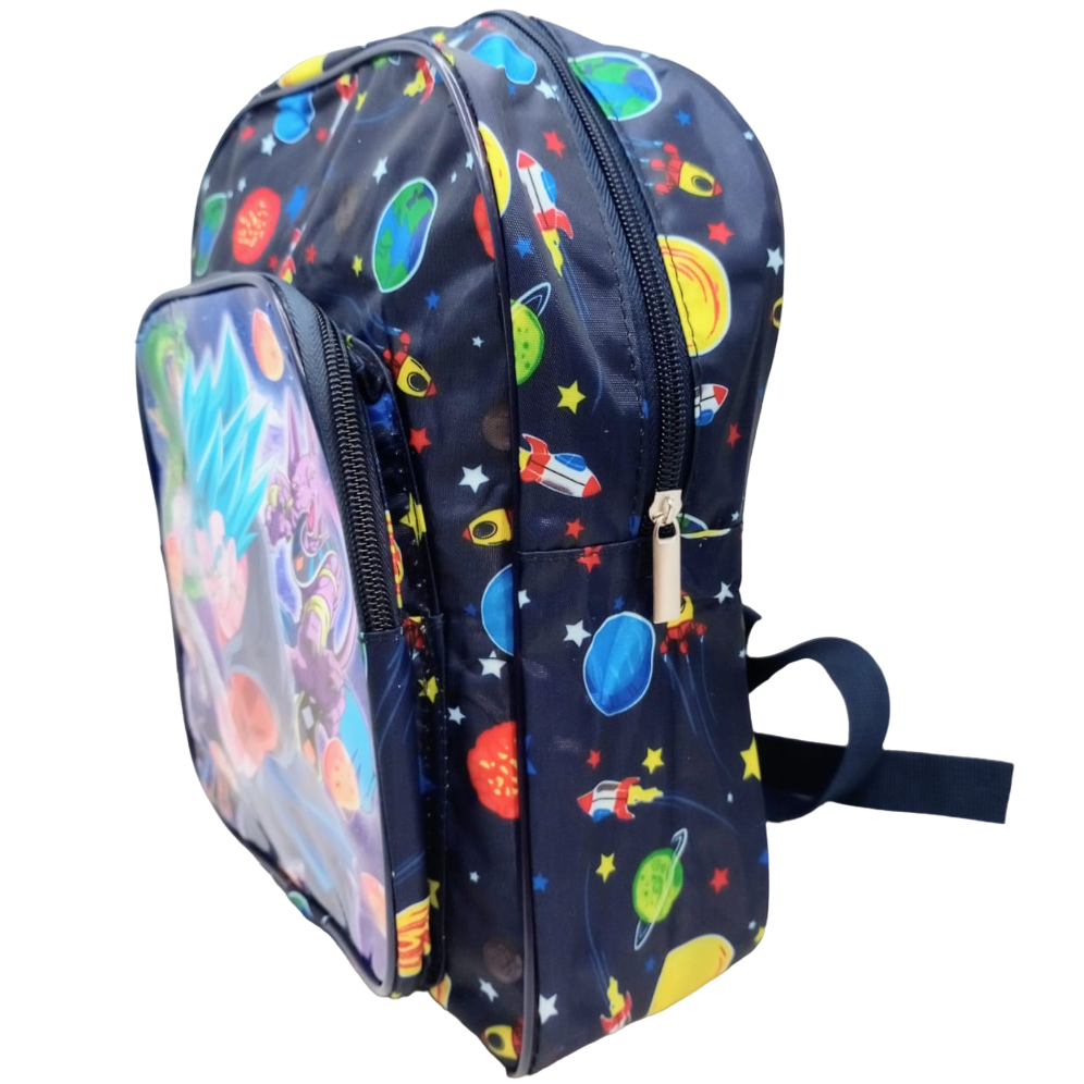 Mochilas Infantiles " DRAGON BALL " 2 CIERRES