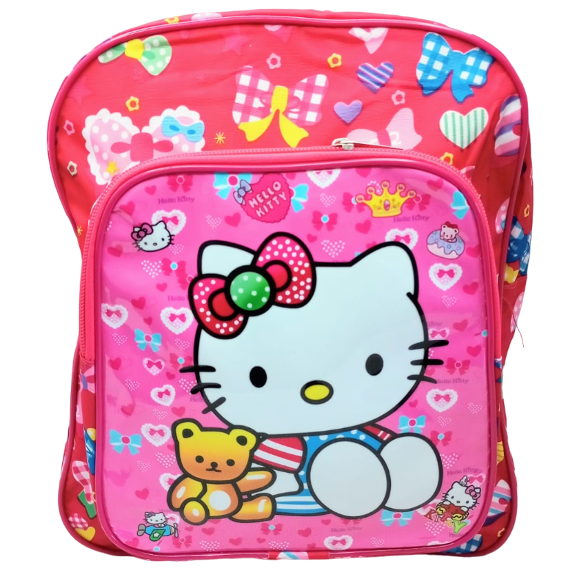 Mochilas Infantiles " HELLO KITTY " 2 CIERRES