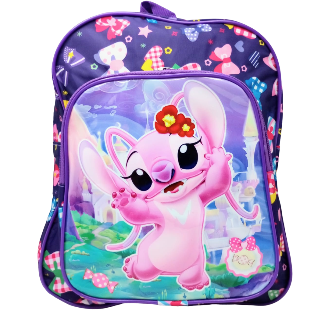 Mochilas Infantiles " LILO Y STITCH " 2 CIERRES